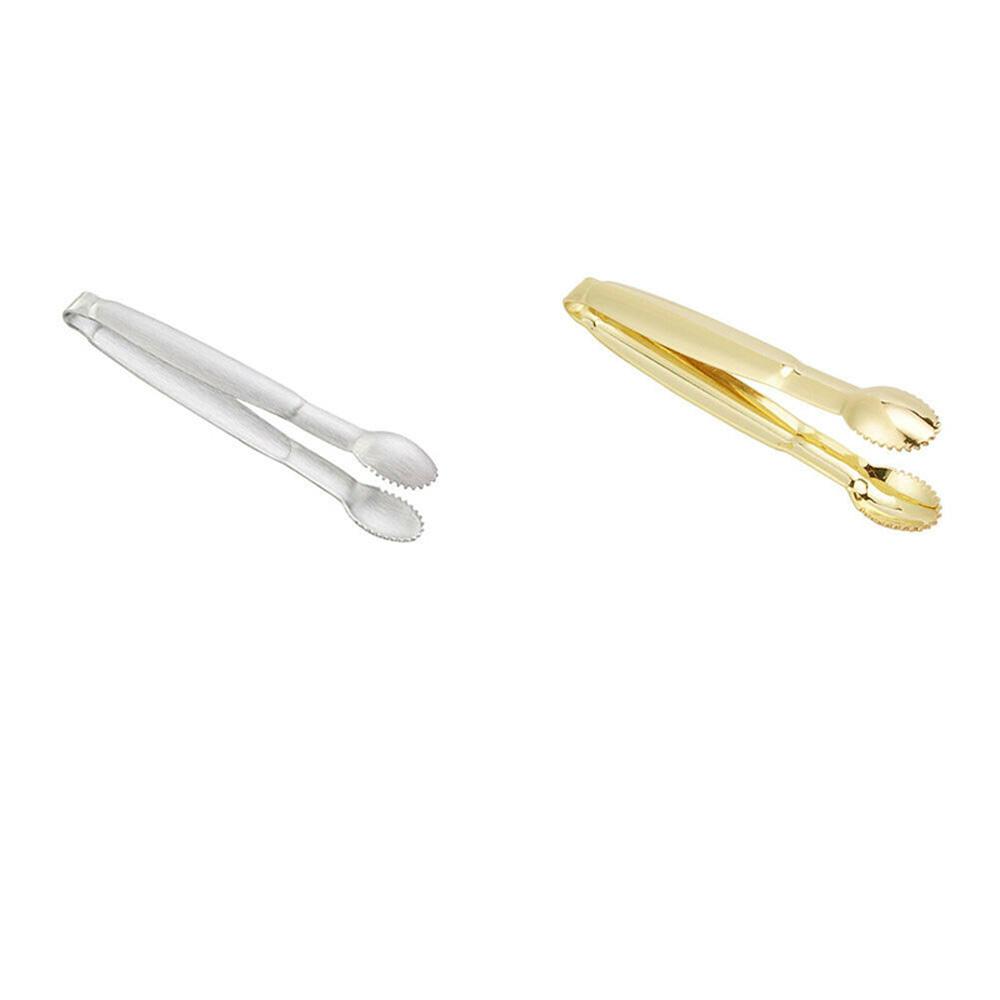 Edelstahl Kleine Dessert Kaffee Tee Bar Utensil Würfelzuckerzange Lebensmittel-Servierzange Eiszange Küchenzubehör