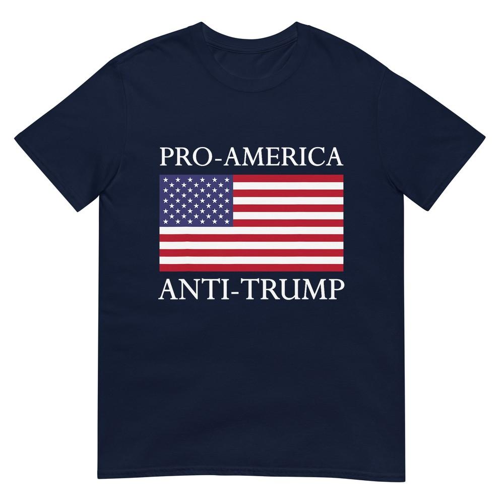 Proamerica Antitrump American Usa Flag Resist Tshirt S
