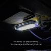 Futhope LED Under Chair Lighting Non-destructive Installation For Tesla Model Y 18-23 Night Driving Visible Car Footwell Light