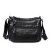 2023 Korean Style Soft PU Leather Multi-Layer Shoulder Bag - Large Capacity, Fashionable, Versatile Women's Messenger Bag
