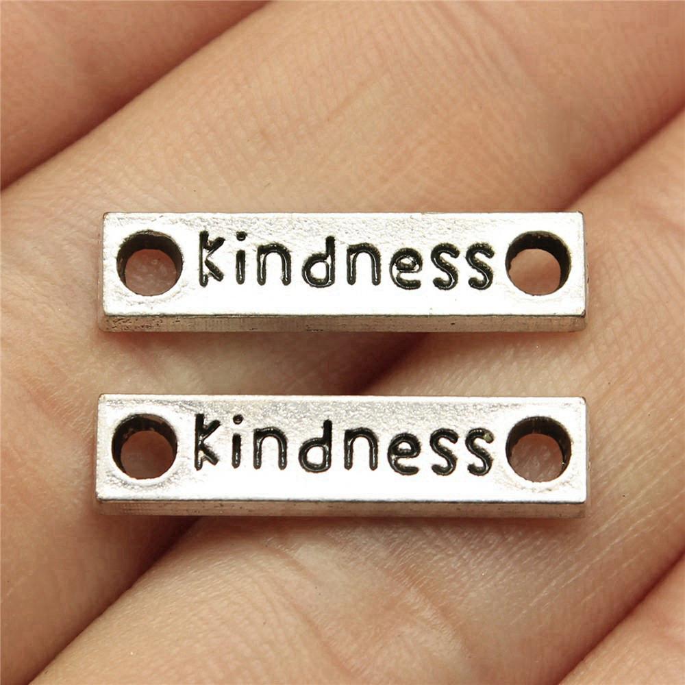 Letter Plate Connectors Alphabet A-Z Antique Bronze Zinc Alloy Jewelry Making Craft Parts DIY Connect Parts