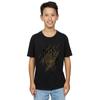 Marvel Boys Black Panther Gold Head T-Shirt