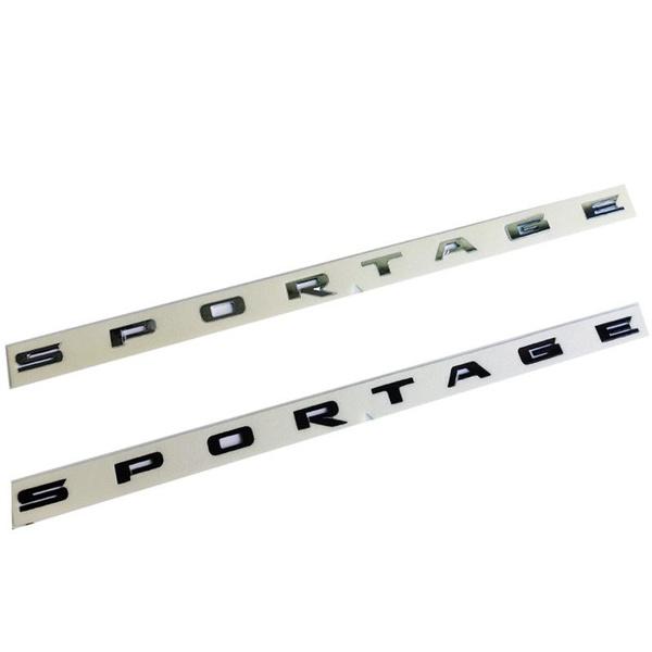 SPORTAGER Logo Aufkleber Für SPORTAGER Auto Hinten Stamm Abzeichen Aufkleber Auto Front Hood Emblem Aufkleber