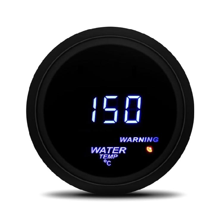 12V Universal Motorbike Tachometer Electronic Tach Meter Water Temperature Meter
