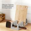 Durable Kitchen Storage Rack 6 Grids Pots Lids Organizer Rack Kitchen Pot Lid Holder
