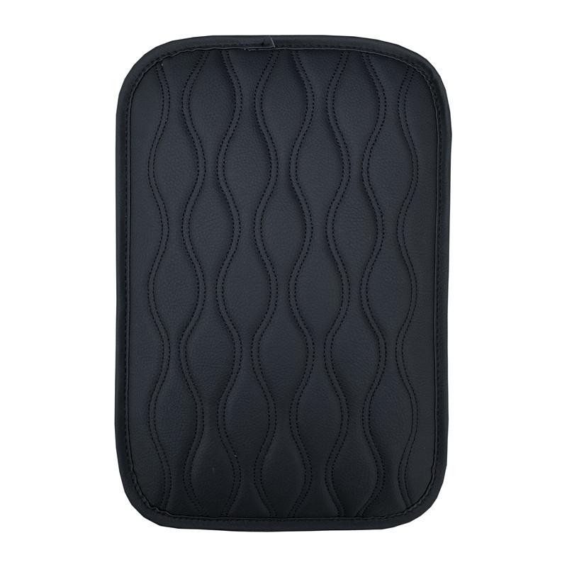 Car Center Console Cover PU Leather Center Console Auto Seat Armrests Box Pads With Elastic Strap Car Armrest Cover Protector