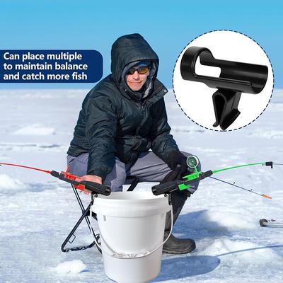 1Pc Multifunctional Bucket Rod Holder Fishing Rod Tool Fishing Rod Pole Stand Fishing Rod Storage Rack Holder Fishing Rod Rack