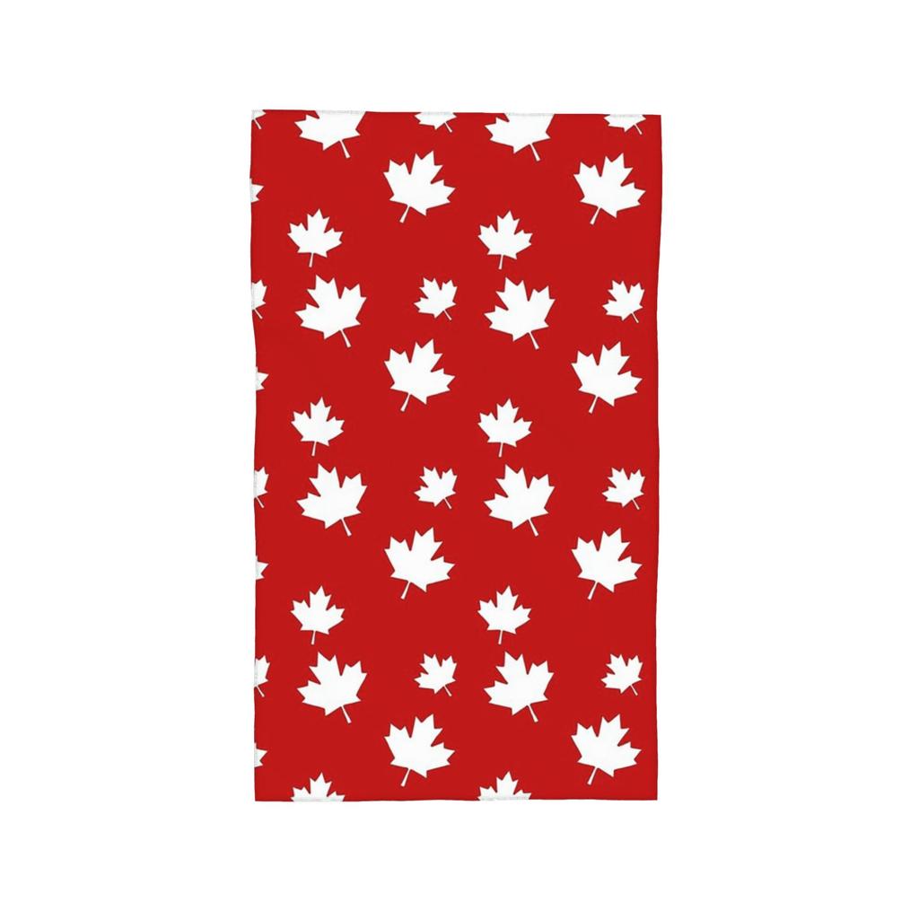Canada Maple Leaf Flag Pattern Red White Canada Flag Soft Face Towel Quick Dry Pool Bath Cotton Towels Absorbent