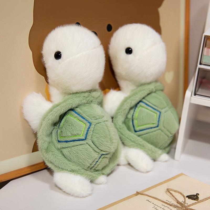 New Cute Little Turtle Simulated Plush Toy Turtle Pendant Game Gift Children's Doll Gift