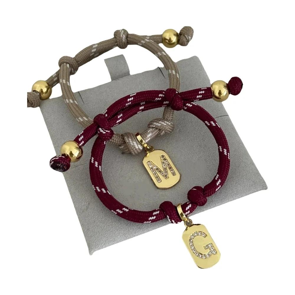 KKBEAD 26 Letter Initial Charm Bracelet for Women Alphabet A-Z Jewelry Gift Mothers Day Gift