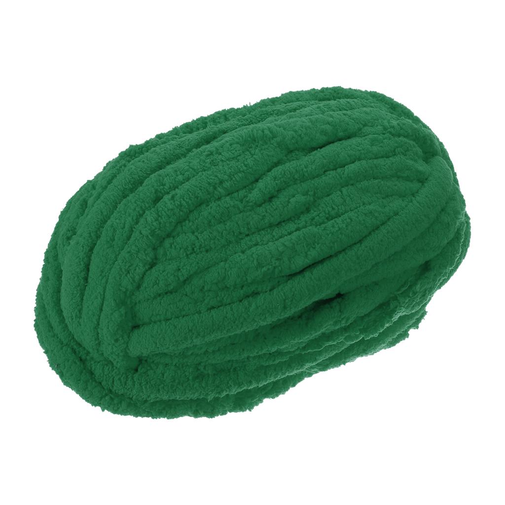 Dickes Garn Polyester Deckenwolle, Handgestricktes DIY Dickes Chenillegarn zum Häkeln von Decken Taschen Schal Hüten 27m x 2cm