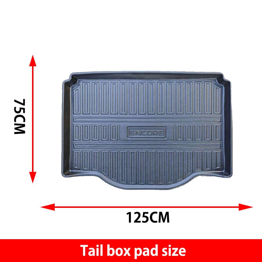 Durable Waterproof Eco-friendly TPE Trunk Mat for 2014-2018 Chevrolet Trax Interior Modification