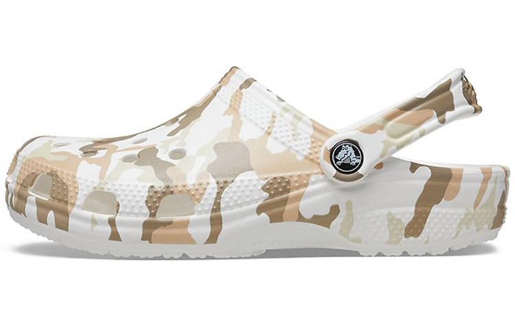 Crocs Classic Clog Camouflage Printing Beach Sandals White Camouflage Unisex 206454-94S 39-40