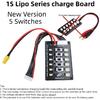 1s Lipo Battery Series Charging Board Blade Inductrix Ultra Micro JST-PH Connect Plate mCX mCPX for Tiny Whoop Charger Board