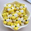 10Pcs New Cute Resin Cartoon Bee Series Flat Back Scrapbooking DIY Jewelry Craft Decoration Accessories