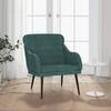 Day and Night - Day and Night Dark Green Velvet Armchair 63x76x80 Cm