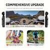 1080P Full HD Action Camera, Mini Body Camera with Video with Night Vision for Vlogging, 180 Rotatable Lens, Suitable for Traveling Cycling Motorcycle