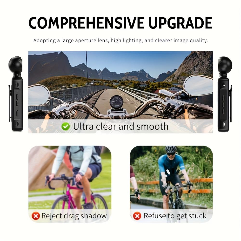 1080P Full HD Action Camera, Mini Body Camera with Video with Night Vision for Vlogging, 180 Rotatable Lens, Suitable for Traveling Cycling Motorcycle
