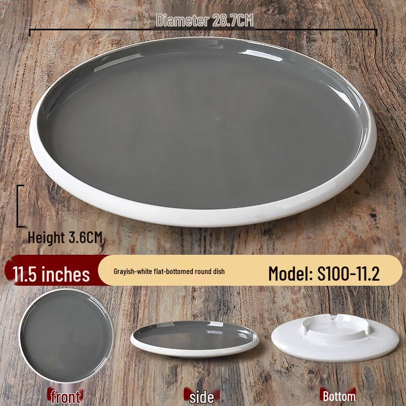 

Nordic Melamine Round Utility Plate