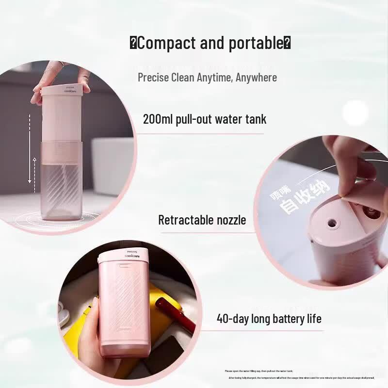 Philips Portable Dental Water Flosser CN Plug (adapter Included)
