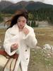 Autumn and Winter New Style Imitation Mink Hair Thickening Type Long Style Suit Collar Loose Imitation Fur Coat Fashion  Soft