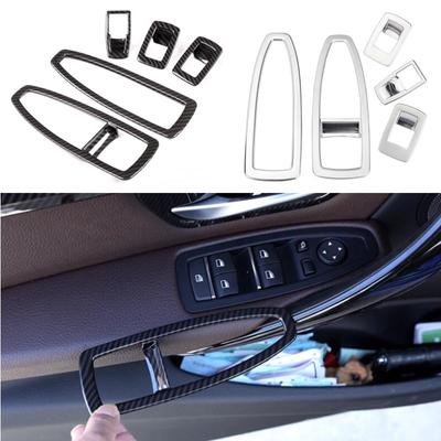 Car Styling Window Glass Lift Button Decoration Frame For BMW 1 3 4 Series X1 F20 F30 F31 F32 F33 F34 F36 F48 Auto