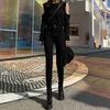High-Waisted Women's Slim Fit Skinny Jeans - Elastic Pencil Pants for Spring, Autumn, Winter 2020