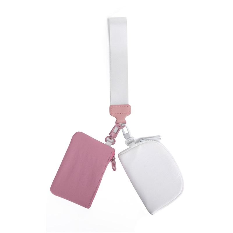 Wristlet Portable Lulu Card Case Bank Card Mini Coin Organiser