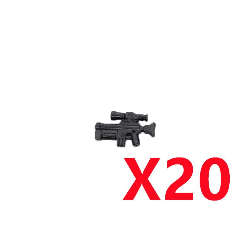 MOC War Building Blocks Movie Characters Soldier Weapons Accessories Rifle Heavy Demolition Pistol Mini Brick Gift Toy X018 DIY
