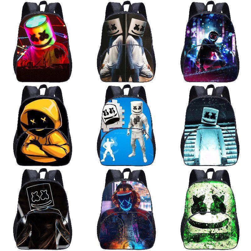 Trendy Dj Marshmello Kids Backpack With High Capacity And Breathable Design