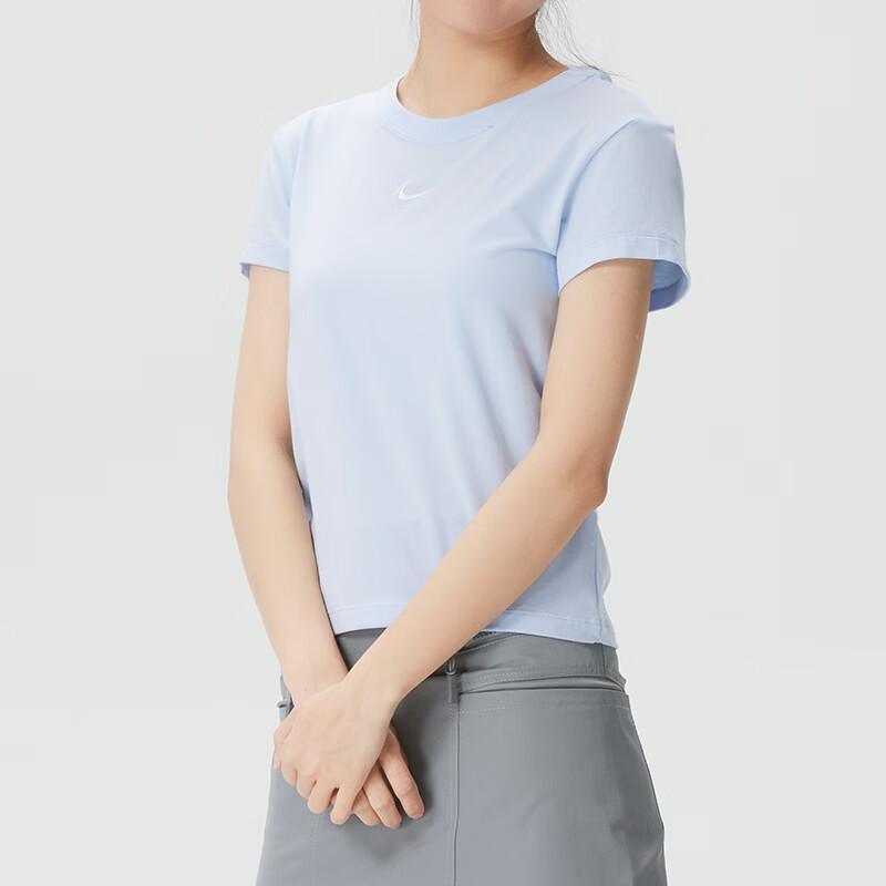 Nike Comfortable Breathable Round Neck Short Sleeve T-Shirt Women tops FV5509-407