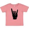 Inktastic Rocker Horns Baby T-Shirt Heavy Metal Rock Punk N Roll Music Hair Out