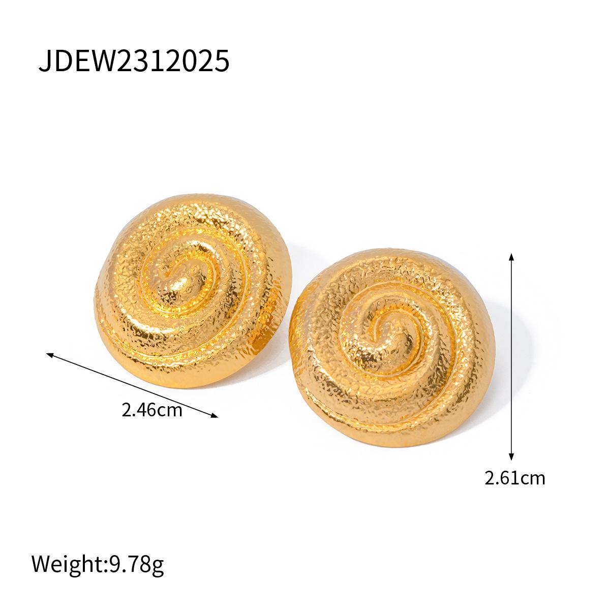 Advanced Sense Stainless Steel Cross-Border Jewelry European American Style  Earings Fashionable Hoop