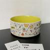 YXPET Ceramic Anti-Spill Pet Bowl