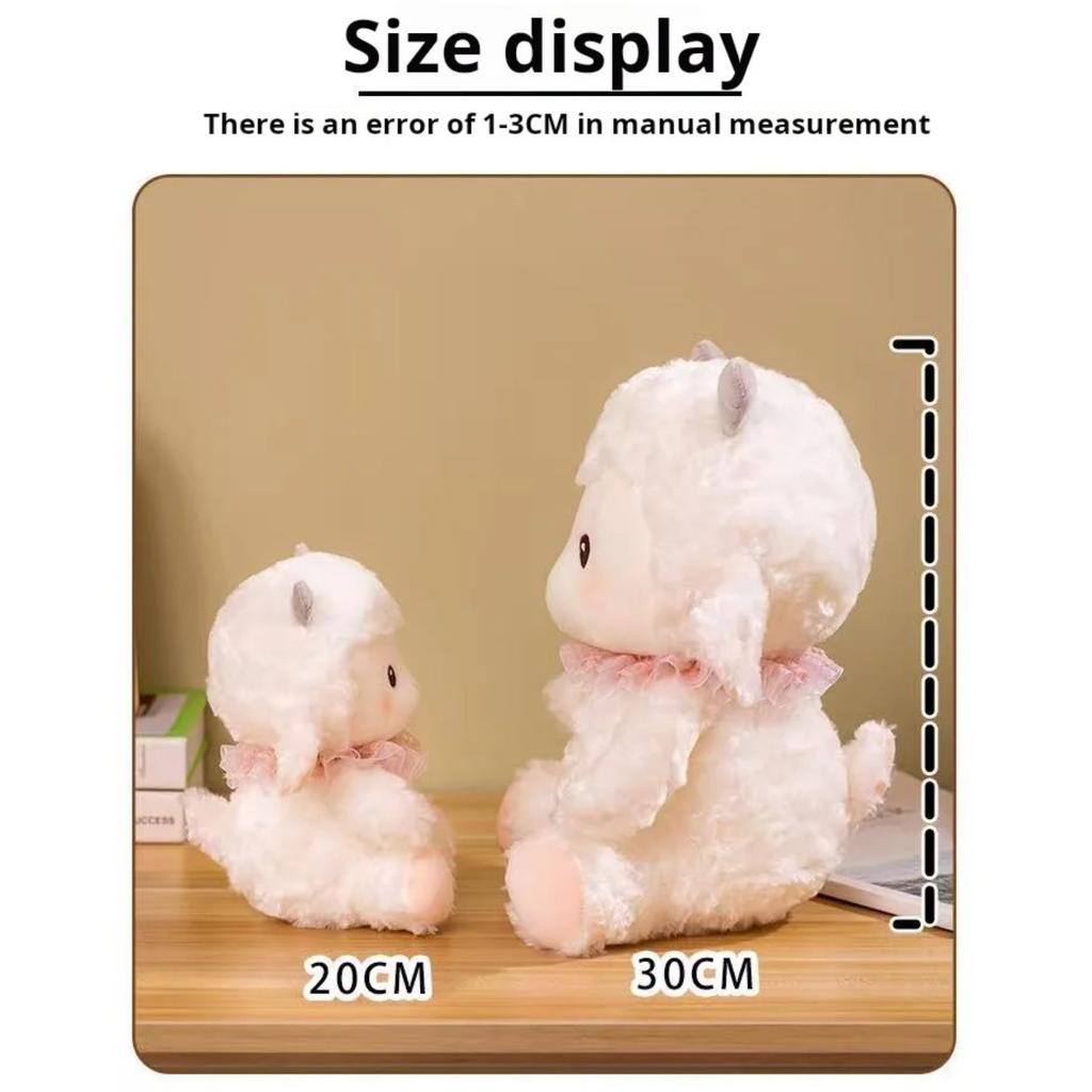 23/30cm Beautiful Sheep Doll Simulation Plush Toy Handmade Doll Cartoon Anime Cute Pillow Cushion Home Decoration Children's Bir