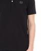 Armani Exchange SS22 Logo Print Solid Cotton Short Sleeve Polo Shirt Men Polo Shirts Black 8NZF70-Z8M9Z-1200