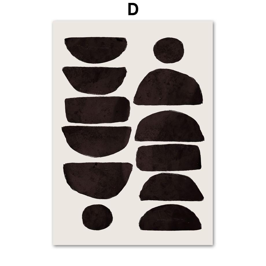 Moderne abstrakte minimalistische Gesichtslinie Geometrie Wand Kunstdruck Leinwand Malerei Nordic Poster Wand Bilder für Wohnzimmer Dekor