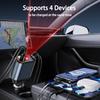 120W Car Retractable Charger,Starry Sky Roof Light,Super Fast Phone Charger Cigarette Lighter Adapter for iPhone Android
