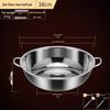 Multipurpose Stainless Steel Hotpot Pot