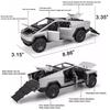 1/32 Cyber Toy Truck Pickup Trailer Alloy Car Model Diecasts Metal Toy Off-Road Vehicles Truck Model Sound And Light Kids Gifts