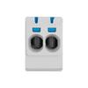 Double Universal Busbar Connector Al/Cu 2.5-35Mm Blue For Rail