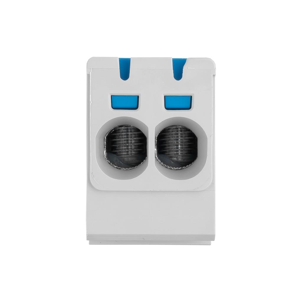 Double Universal Busbar Connector Al/Cu 2.5-35Mm Blue For Rail