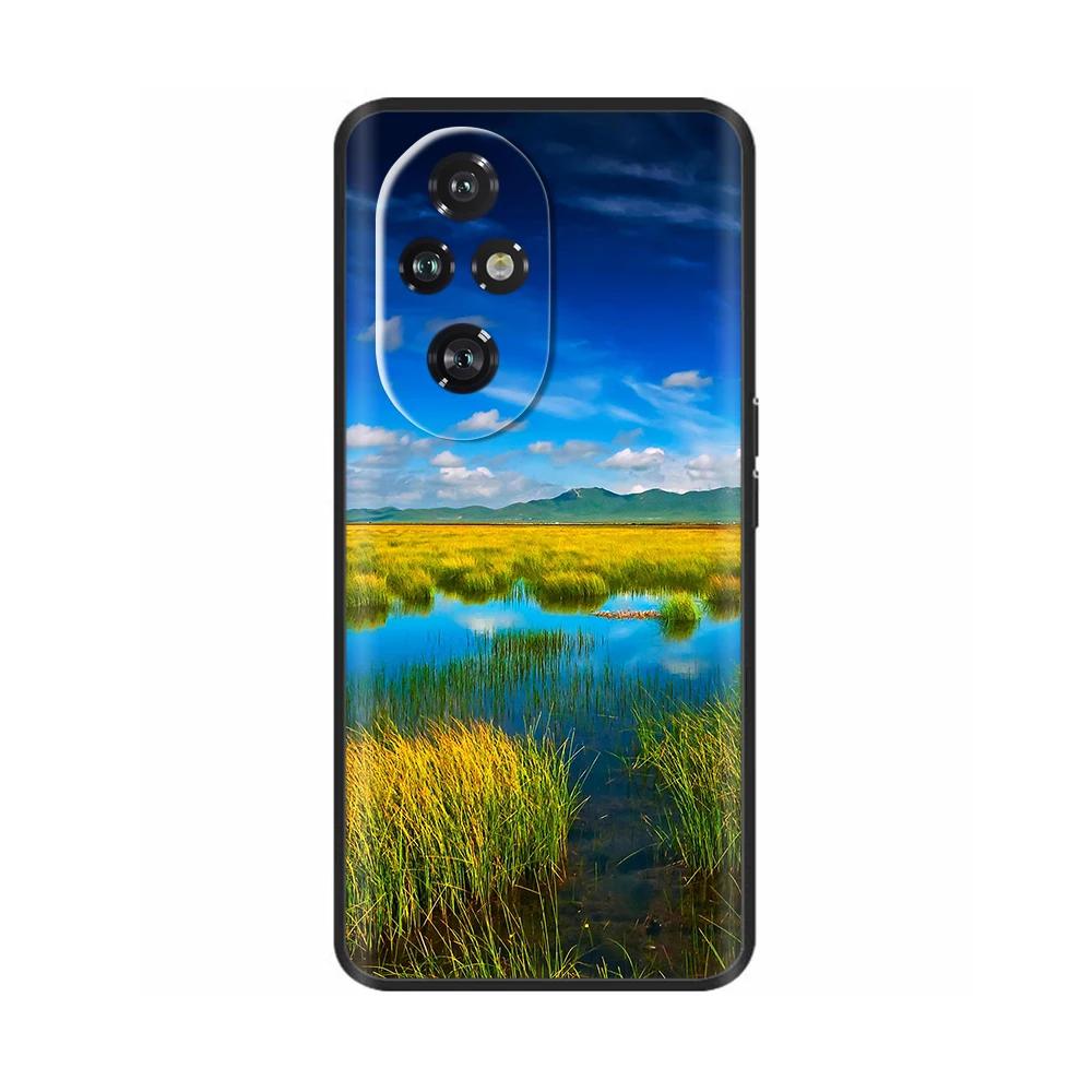 Für Honor 200 Pro Hülle Niedlich Weich Silikon TPU Coque Funda für Honor 200 Pro honor200 Handyhülle Schwarz Capas Für Honor 200 Lite