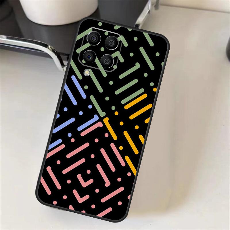 

Polka Dots Lines Abstract Art Case For Samsung Galaxy M16 M36 M56 M33 M53 M13 M12 M32 M52 M20 M15 M55 M31 M14 M35 M34 M54 Samsung M06