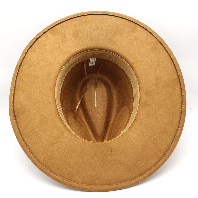 Korean Style Wide Brim Suede Jazz Hat Gentleman S Hat