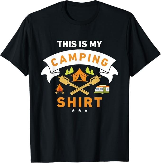 This Is My Camping Shirt Funny Camper T-Shirt
