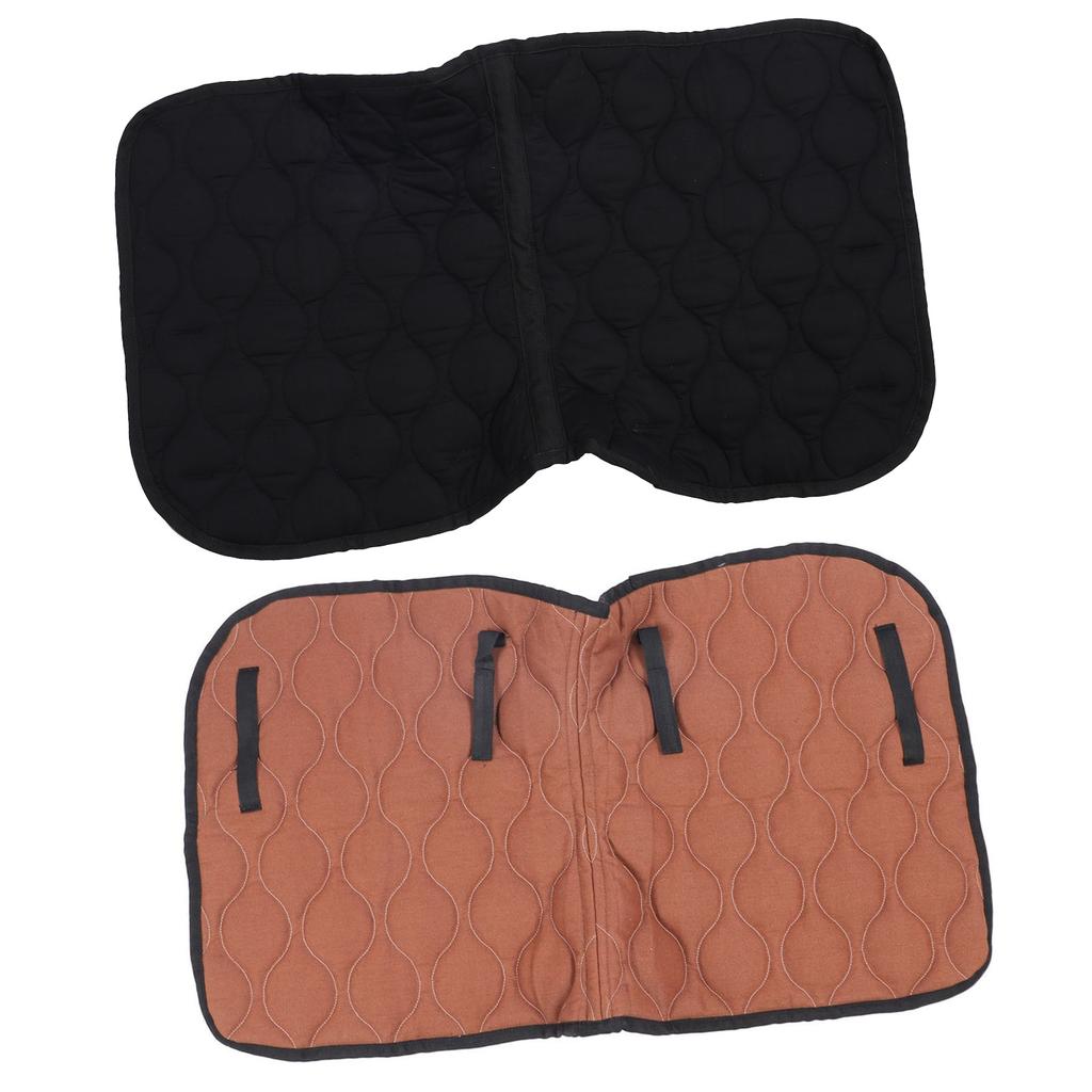 ABRASING Proof Horse Saddle Pad, PU Lther Horse Saddle with Strong Brthability 42.13x25.59in