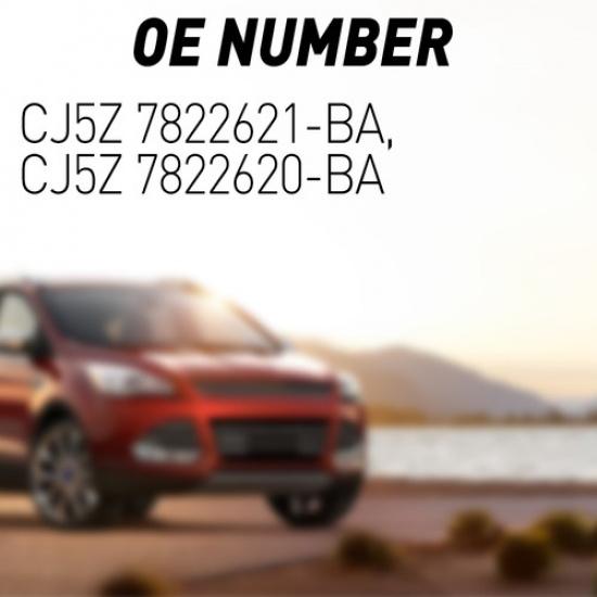 Black For Ford Escape 2013- Front Door Handle Grab Trim Molding DRIVER RIGHT