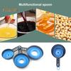 3Pcs Oil Funnel Hanging Hole Design Dispense Silicone Durable Folding Kitchen Food Transfer Funnels Home Supply