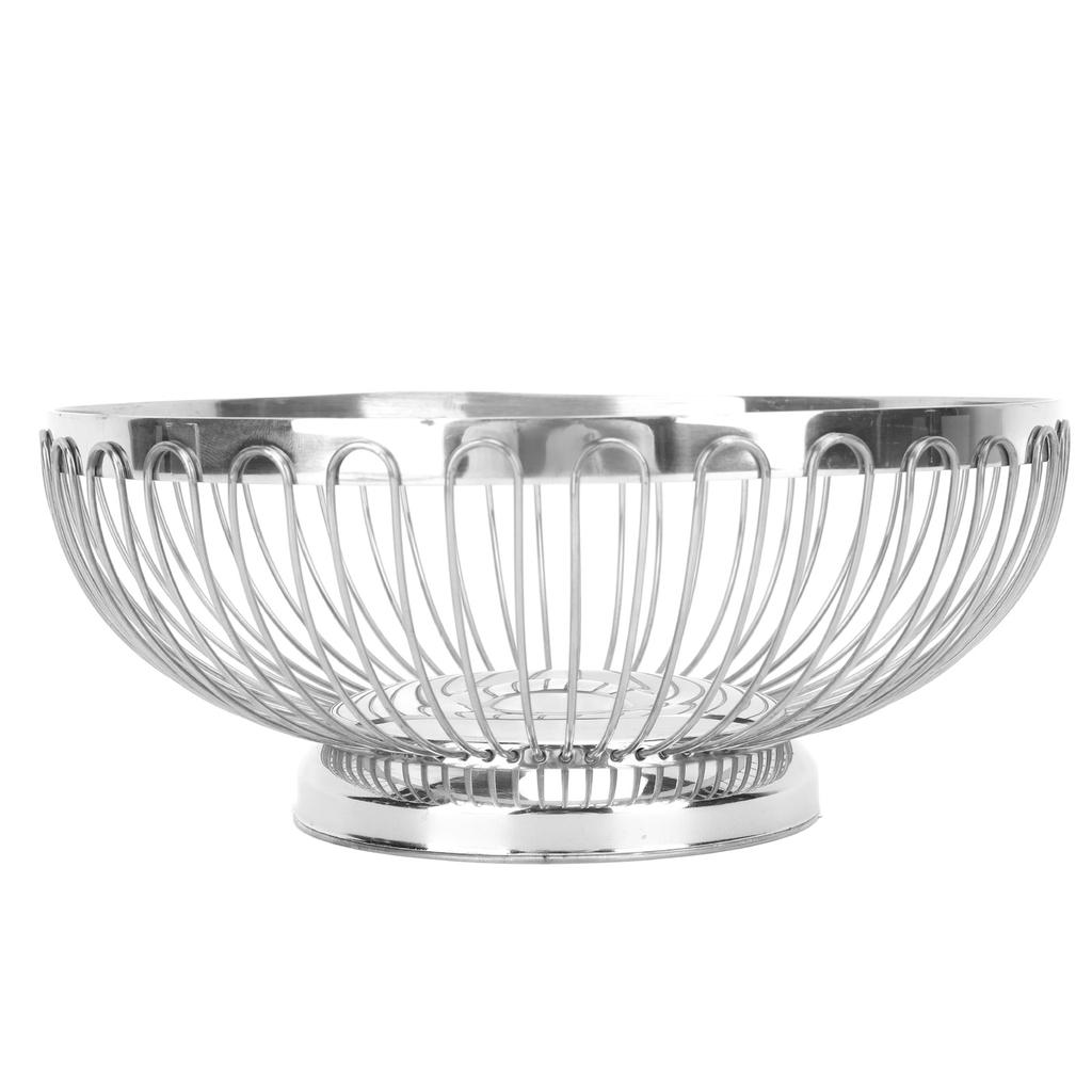 Stainless Steel Fruit Basket Multipurpose Decorative Mirror Polished Large Capacity Fruit Bowl for Living Room